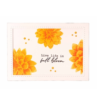 Preview: Dahlia Flowers, Schablone - Studiolight