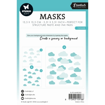 Preview: Layering Clouds, Schablone - Studiolight