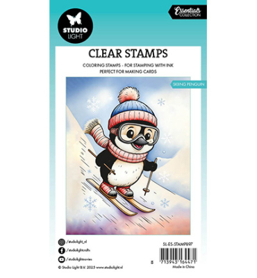 Preview: Skiing Penguin, Clearstamp - Studiolight