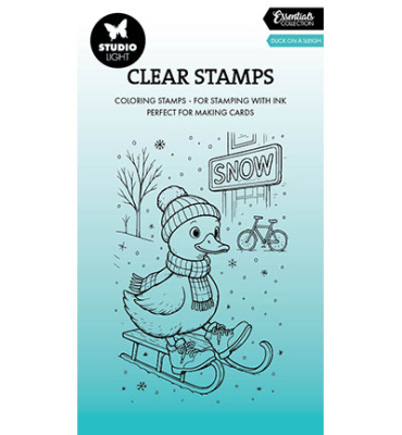 Duck on a Sleigh, Clearstamp - Studiolight