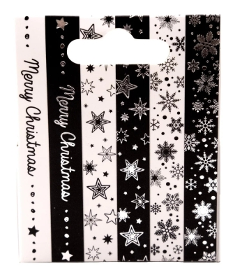 Christmas Washi Tape with Silver Foil - Studiolight