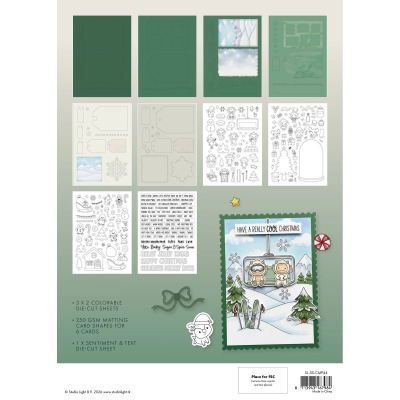 Preview: Christmas, Card Making Paperpad - Studiolight