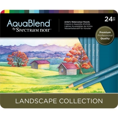 Aqua Blend Watercolur Pencils, Landscape Collection - Spectrum Noir