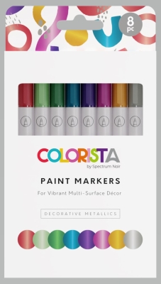 Colorista Paint Markers, Decorative Metallics - Spectrum Noir
