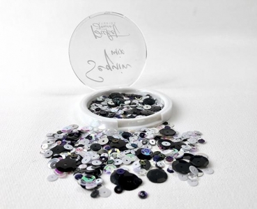 Black Russian Sequin Mix - Picket Fence Studios