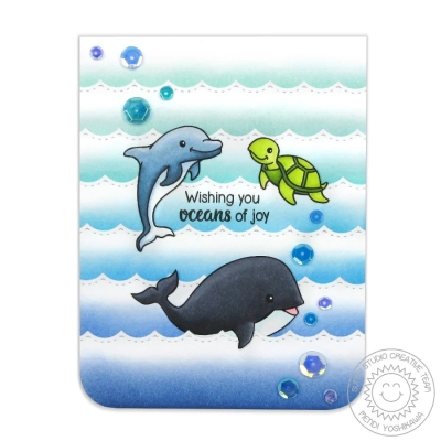 Oceans of Joy, Clearstamp - Sunny Studio Stamps