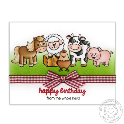 Barnyard Buddies, Clearstamp - Sunny Studio Stamps