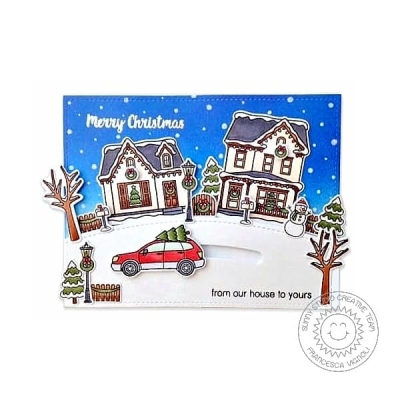 Christmas Home, Clearstamp - Sunny Studio Stamps