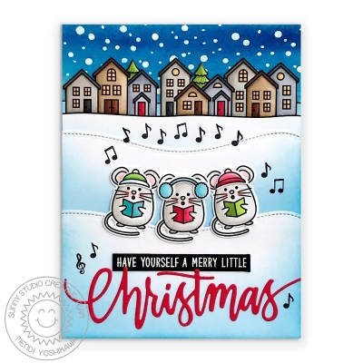 Frosty Flurries, Clearstamp - Sunny Studio Stamps