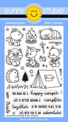 Critter Campout, Clearstamp - Sunny Studio Stamps