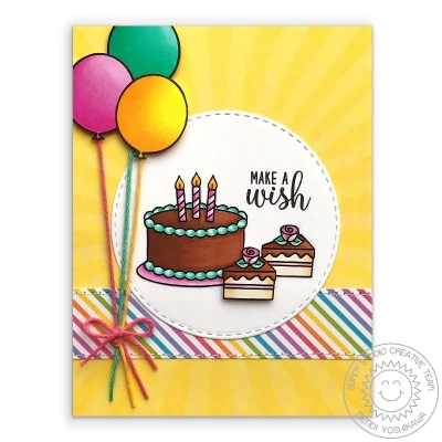Make A Wish, Clearstamp - Sunny Studio Stamps