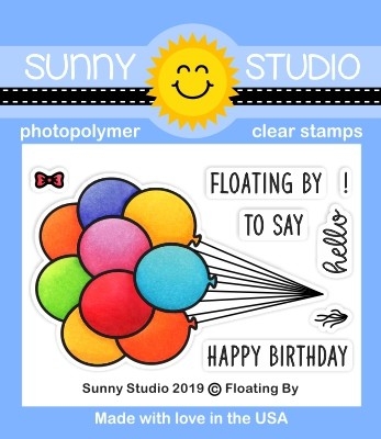 Floating By, Clearstamp - Sunny Studio Stamps