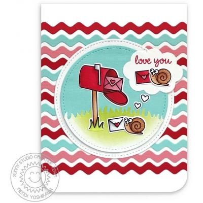 Snail Mail, Clearstamp - Sunny Studio Stamps