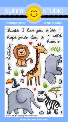 Savanna Safari, Clearstamp - Sunny Studio Stamps