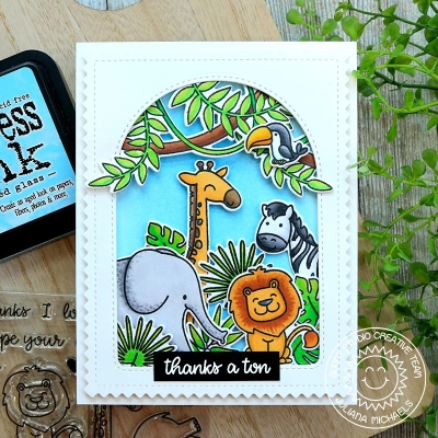 Savanna Safari, Clearstamp - Sunny Studio Stamps
