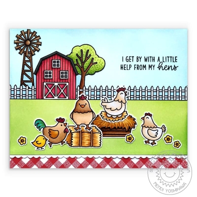 Farm Fresh, Clearstamp - Sunny Studio Stamps