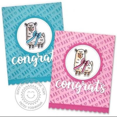 Lovable Llama, Clearstamp - Sunny Studio Stamps