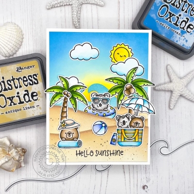 Beach Buddies, Clearstamp - Sunny Studio Stamps