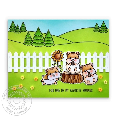 Happy Hamsters, Clearstamp - Sunny Studio Stamps