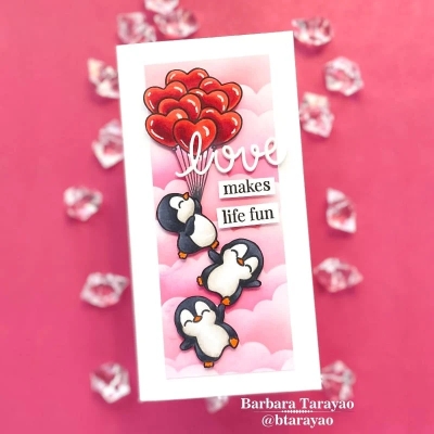 Heart Bouquet, Clearstamp - Sunny Studio Stamps