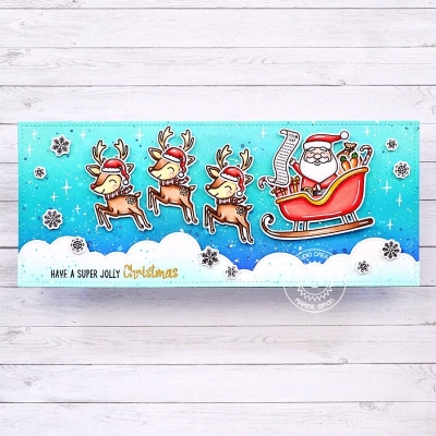 Reindeer Games, Clearstamp - Sunny Studio Stamps