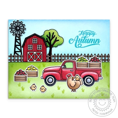 Truckloads of Love, Clearstamp - Sunny Studio Stamps