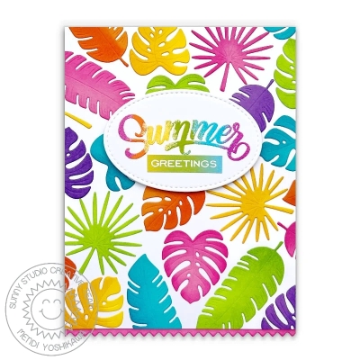 Summer Greenery, Stanze - Sunny Studio Stamps