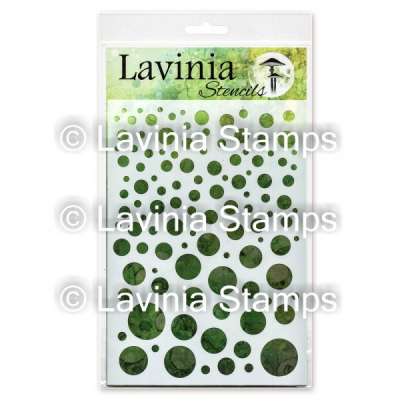White Orbs, Schablone - Lavinia Stamps