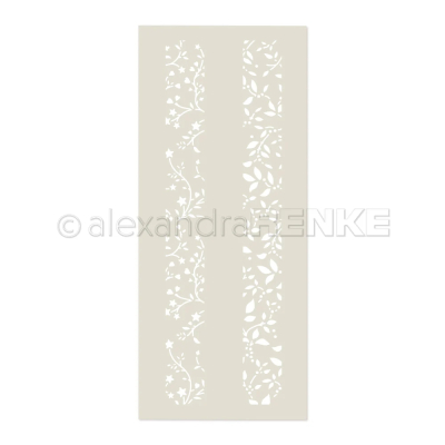 Musterstreifen Ranken, Schablone - Alexandra Renke