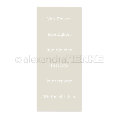 Weihnachtsfest, Schablone - Alexandra Renke