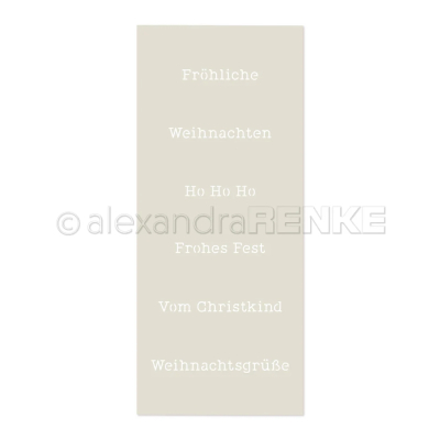Frohes Fest, Schablone - Alexandra Renke