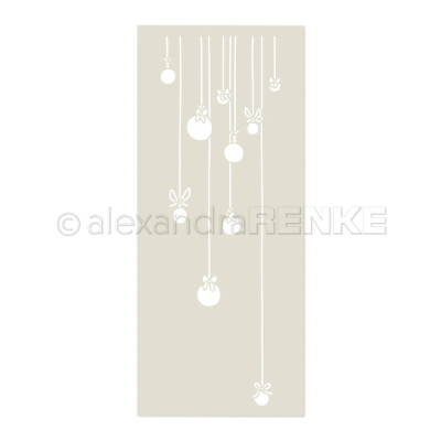 Festliche Christbaumkugeln, Schablone - Alexandra Renke