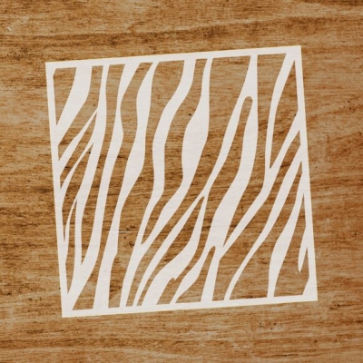 Zebra, Schablone - Evyre
