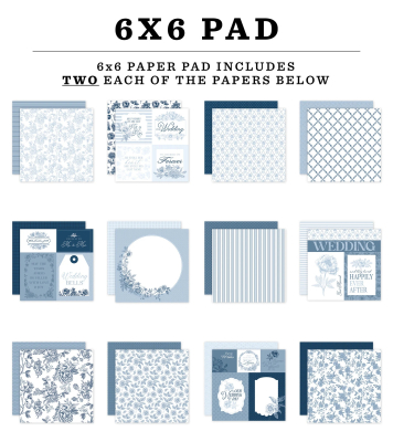 Preview: Save the Date 6x6 Paperpad - Echo Park