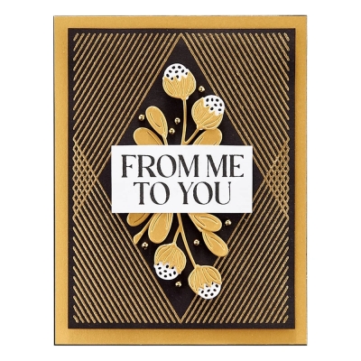 Elegant Diamond, Clearstamp - Spellbinders