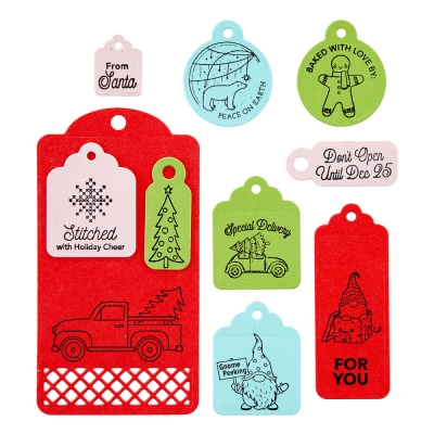 Handmade Gift Tags, Clearstamp - Spellbinders