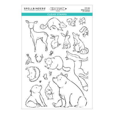 Wild Friends, Clearstamp - Spellbinders