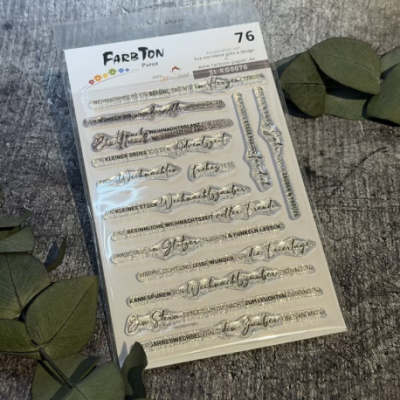 Denk an Dich Weihnachten, Clearstamp - Farbton Papier (Kleine Göhr.e)