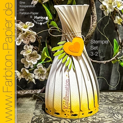 Stempel-Set für Marinas Licht - Farbton Papier