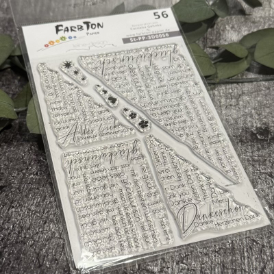 Wortwolken, Stempel  - Farbton Papier