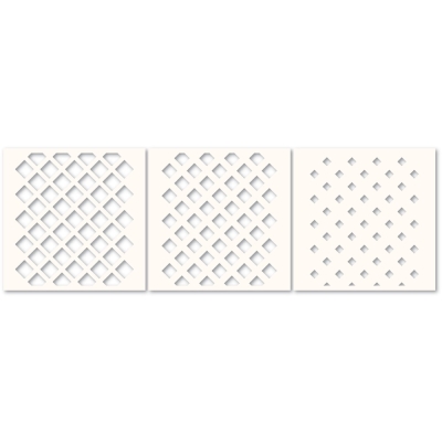 Deco Diamond, Schablone - Poppystamps
