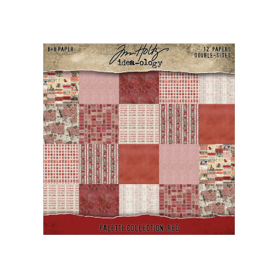 Palette Collection Red, 8x8 Paperpad - Tim Holtz