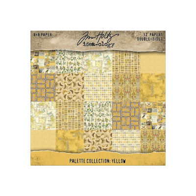 Palette Collection Yellow, 8x8 Paperpad - Tim Holtz