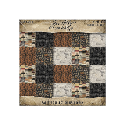Palette Collection Halloween, 8x8 Paperpad - Tim Holtz