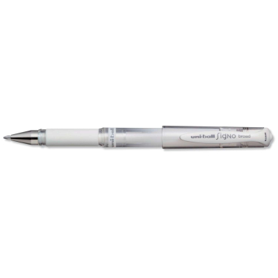Gel Ink Roller Ball, Weiß - uni-ball