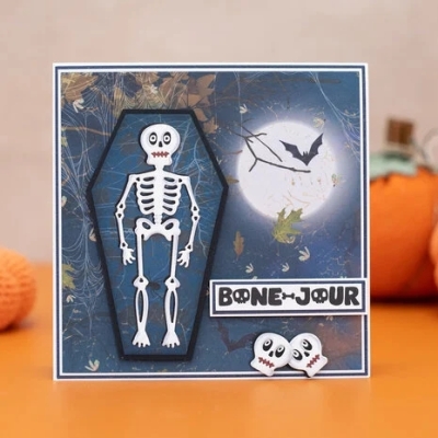 Vintage Halloween Skeleton, Stanze - Crafter's Companion
