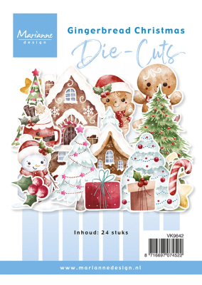 Gingerbread Christmas, Die-Cuts - Marianne Design