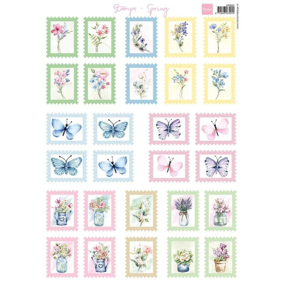 Cutting Sheet Stamps Spring  - Marianne Design
