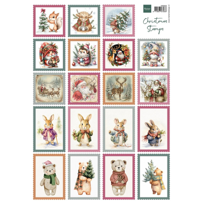 Die Cuts Christmas Stamps - Marianne Design