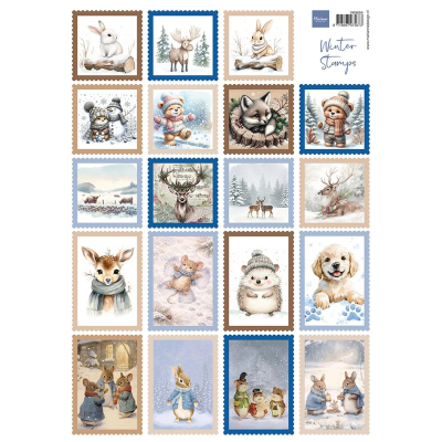 Die Cuts Winter Stamps - Marianne Design